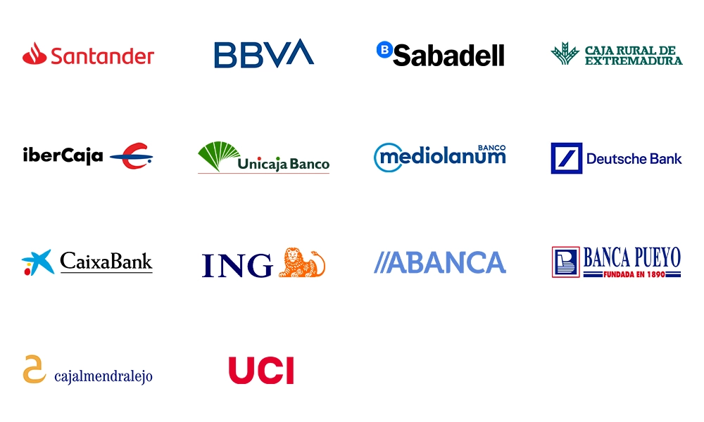 Logos bancos financiación